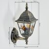 Naofe Lampe murale d´extérieur, Applique murale Brun, Or, 1 lumière