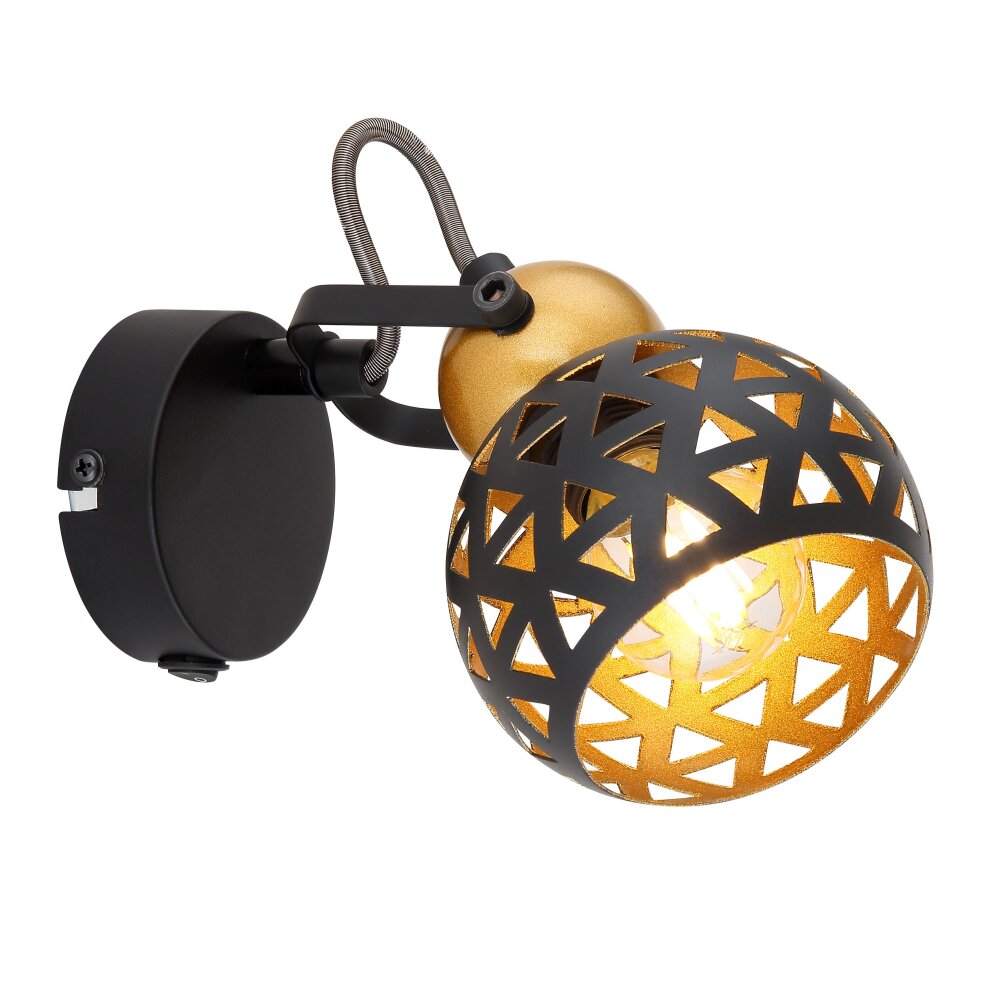 Applique murale Globo SARRA Noir, 1 lumière main product photo
