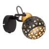 Applique murale Globo SARRA Noir, 1 lumière