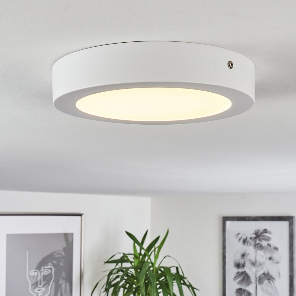 Plafonnier Finsrud LED Blanc, 1 lumière main product photo