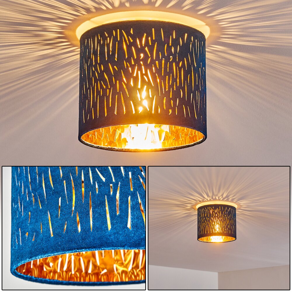 Plafonnier Liared Nickel mat, 1 lumière main product photo