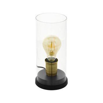 Lampe à poser EGLO SMYRTON Noir, 1 lumière