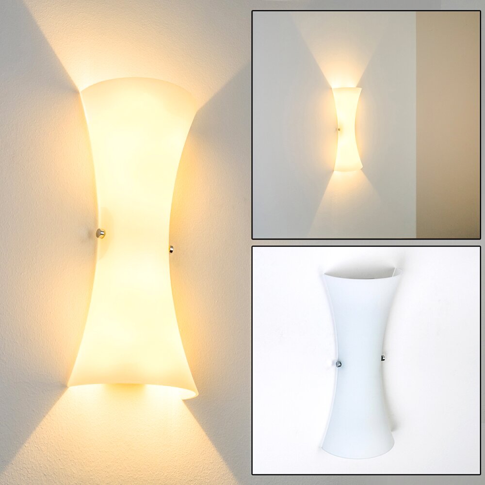 Applique murale Zimbo Chrome, 2 lumières main product photo