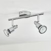 Plafonnier Morges LED Chrome, 2 lumières