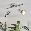Plafonnier Morges LED Chrome, 2 lumières