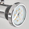 Plafonnier Morges LED Chrome, 1 lumière