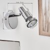 Applique murale Morges LED Chrome, 1 lumière