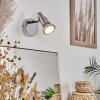 Applique murale Morges LED Chrome, 1 lumière