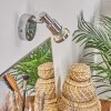 Applique murale Morges LED Chrome, 1 lumière