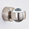 Applique Rio LED Argenté, 2 lumières