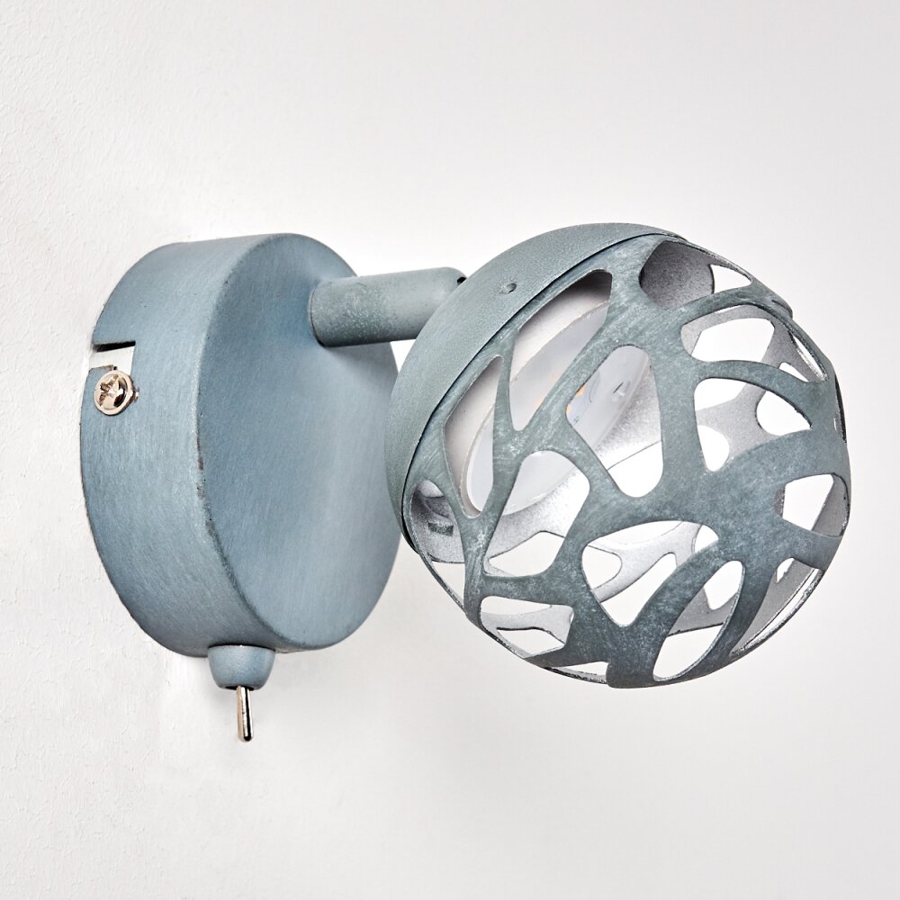 Applique murale Covane LED Gris, 1 lumière