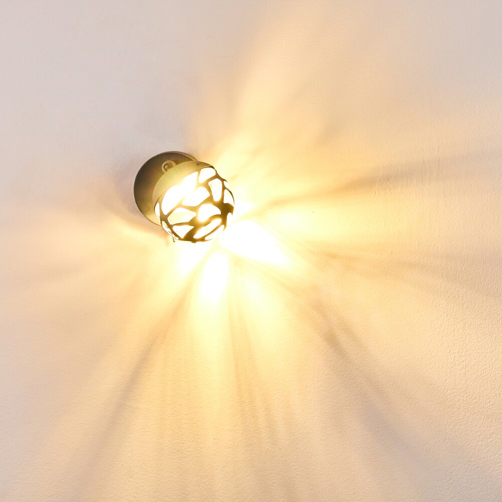 Applique murale Covane LED Gris, 1 lumière