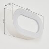 Applique murale d'extérieur  Paleroo LED Blanc, 1 lumière