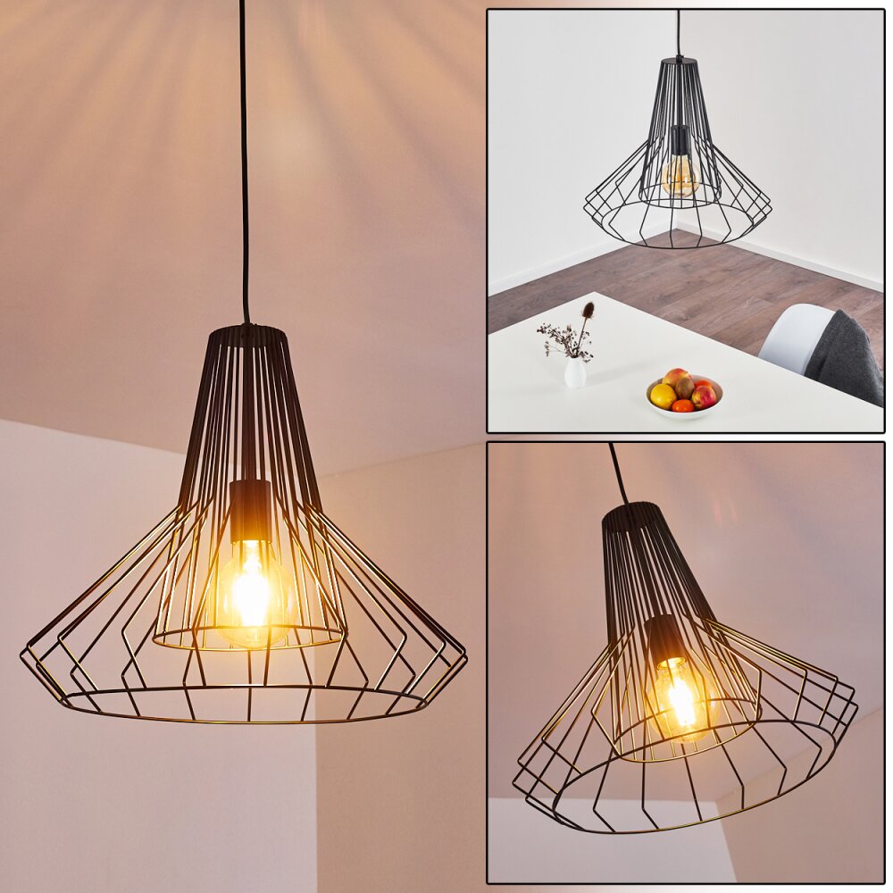 Suspension Ghent Noir, 1 lumière main product photo