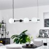 Suspension  Rascoupet Noir, 6 lumières