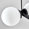 Suspension  Rascoupet Noir, 6 lumières