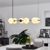 Suspension  Rascoupet Noir, 6 lumières
