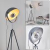 Lampadaire Bagdad Bleu, Chrome, Gris, 1 lumière