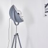 Lampadaire Bagdad Bleu, Chrome, Gris, 1 lumière
