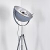 Lampadaire Bagdad Bleu, Chrome, Gris, 1 lumière