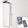 Applique murale d'extérieur Rotterdamm LED Chrome, 1 lumière