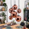 Gastor Suspension, Boule lumineuse, Suspension Cuivré, 6 lumières
