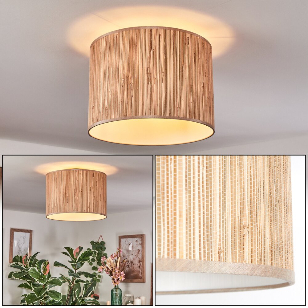 Bongal Plafonnier beige, Écru, 1 lumière main product photo