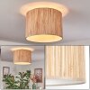 Bongal Plafonnier beige, Écru, 1 lumière