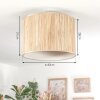 Bongal Plafonnier beige, Écru, 1 lumière