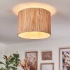 Bongal Plafonnier beige, Écru, 1 lumière
