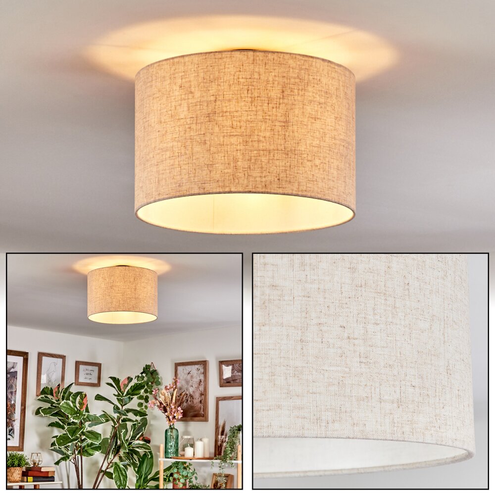 Bassagoda Plafonnier beige, Blanc, 1 lumière main product photo