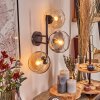 Koyoto Boule lumineuse, Applique murale Ambre, Clair, Fumé, 3 lumières