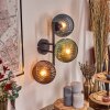 Koyoto Boule lumineuse, Applique murale Bleu, Vert, Cuivré, 3 lumières