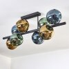 Ripoll Plafonnier, Boule lumineuse Bleu, Or, Vert, 8 lumières