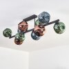 Ripoll Plafonnier, Boule lumineuse Bleu, Vert, Cuivré, 10 lumières