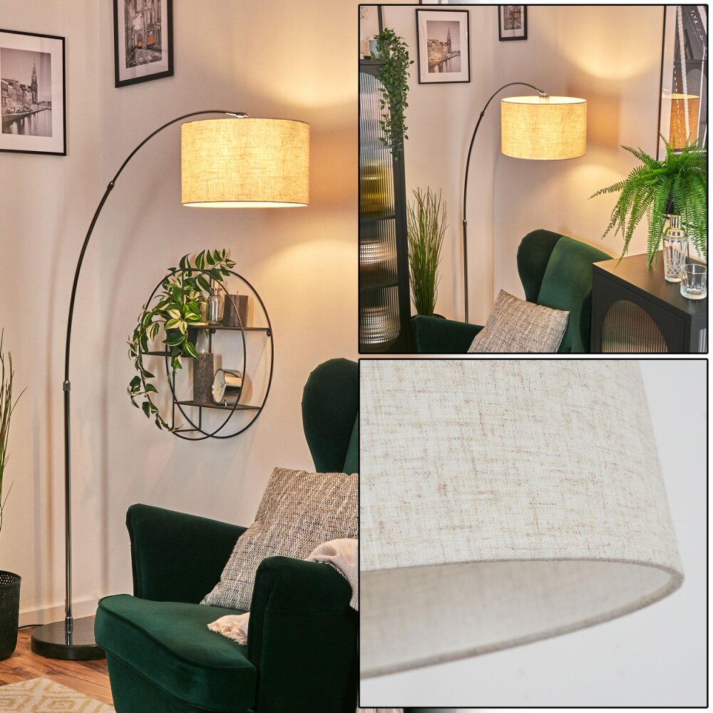 Bassagoda Lampadaire Chrome, Noir, 1 lumière main product photo