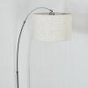 Bassagoda Lampadaire Chrome, Noir, 1 lumière