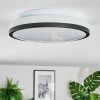 Onara Plafonnier, Panel LED Noir, Blanc, 1 lumière