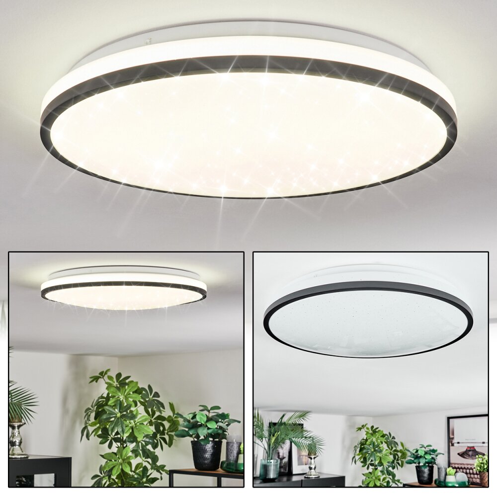 Onara Plafonnier, Panel LED Noir, Blanc, 1 lumière main product photo