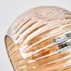 Ripoll Plafonnier, Boule lumineuse Ambre, Fumé, 10 lumières