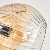 Ripoll Plafonnier, Boule lumineuse Ambre, Clair, Fumé, 10 lumières