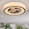 Jalon Plafonnier, Panel LED Blanc, 1 lumière, Télécommandes