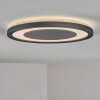 Gelan Plafonnier, Panel, Applique murale LED Noir, Blanc, 1 lumière