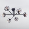 Ripoll Plafonnier, Boule lumineuse Clair, Fumé, 6 lumières