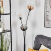 Koyoto Boule lumineuse, Lampadaire Ambre, Clair, Fumé, 3 lumières
