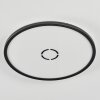 Simonstorp Plafonnier, Panel LED Noir, Blanc, 1 lumière