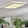 Simonstorp Plafonnier, Panel LED Argenté, Blanc, 1 lumière