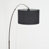 Bassagoda Lampadaire Chrome, Noir, 1 lumière