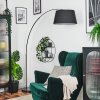 Bassagoda Lampadaire Chrome, Noir, 1 lumière