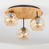 Ripoll Plafonnier, Boule lumineuse Écru, Noir, 3 lumières